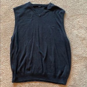 Izod blue sweater crew neck vest - XL
